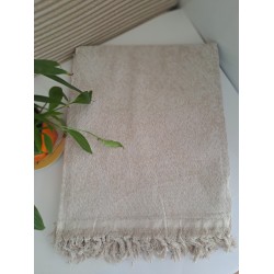 Pamuklu Çok Amaçlı Örtü - Bej