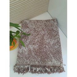 Pamuklu Çok Amaçlı Örtü - Kahve