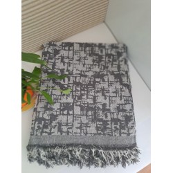 Pamuklu Çok Amaçlı Örtü - Füme