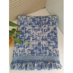 Pamuklu Çok Amaçlı Örtü - Mavi