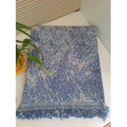 Pamuklu Çok Amaçlı Örtü - Mavi