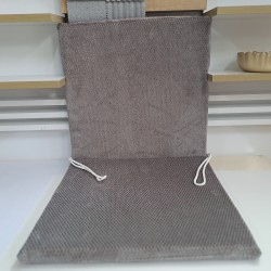 Arkalıklı Sandalye Minderi - ALFA ANTRASİT