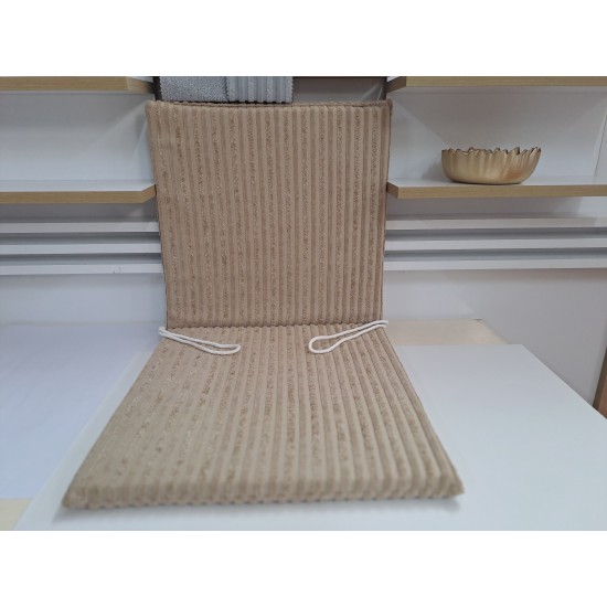 Arkalıklı Sandalye Minderi - S.BEJ